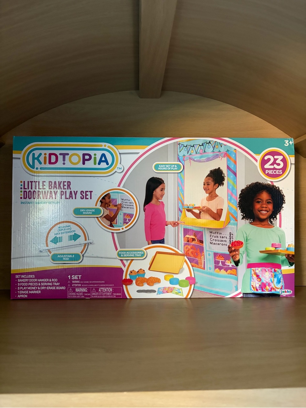 ✨$22✨NEW Kidtopia Little Baker Doorway Play Set | 23 pieces